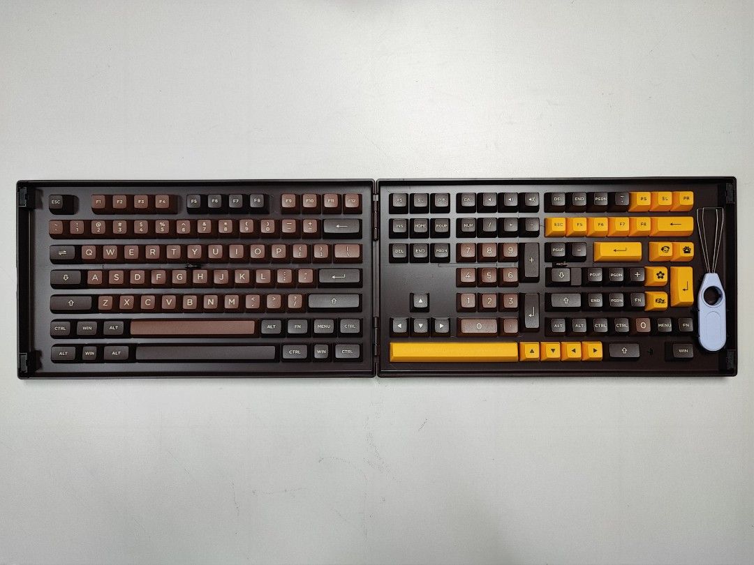 Akko Chocolate Keycap Set, Computers & Tech, Parts & Accessories ...