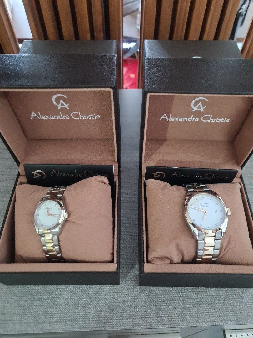 Alexander Christie Couple Watch 8534L TCSL 8534M TCSL Luxury
