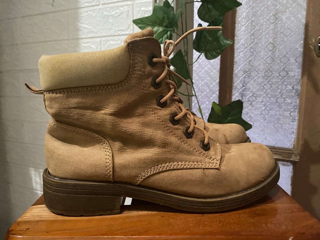 American eagle boots sepatu boots suede size 7 size 37.5 cm
