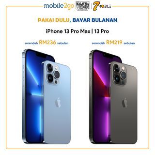 Apple iPhone 13 Pro & 13 Pro Max 128/256GB - Apple Warranty 1 Year