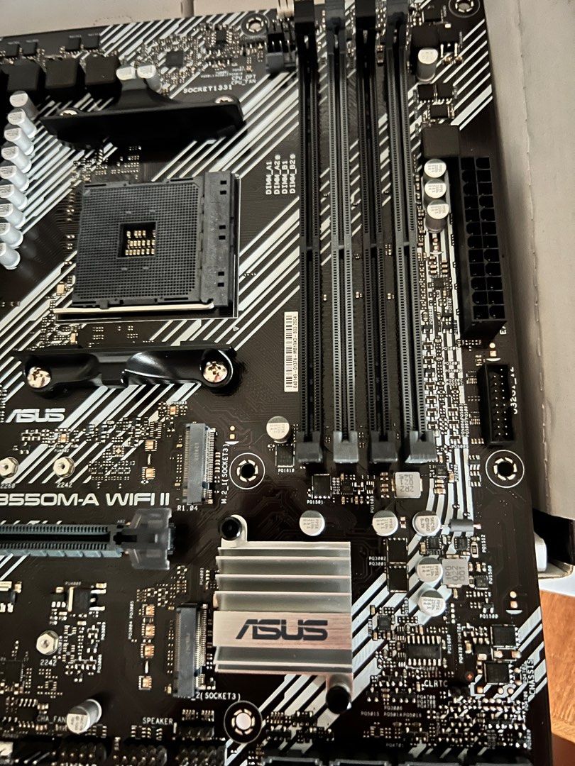 ASUS AMD B550 (Ryzen AM4) micro ATX motherboard with dual M.2, PCIe 4.0