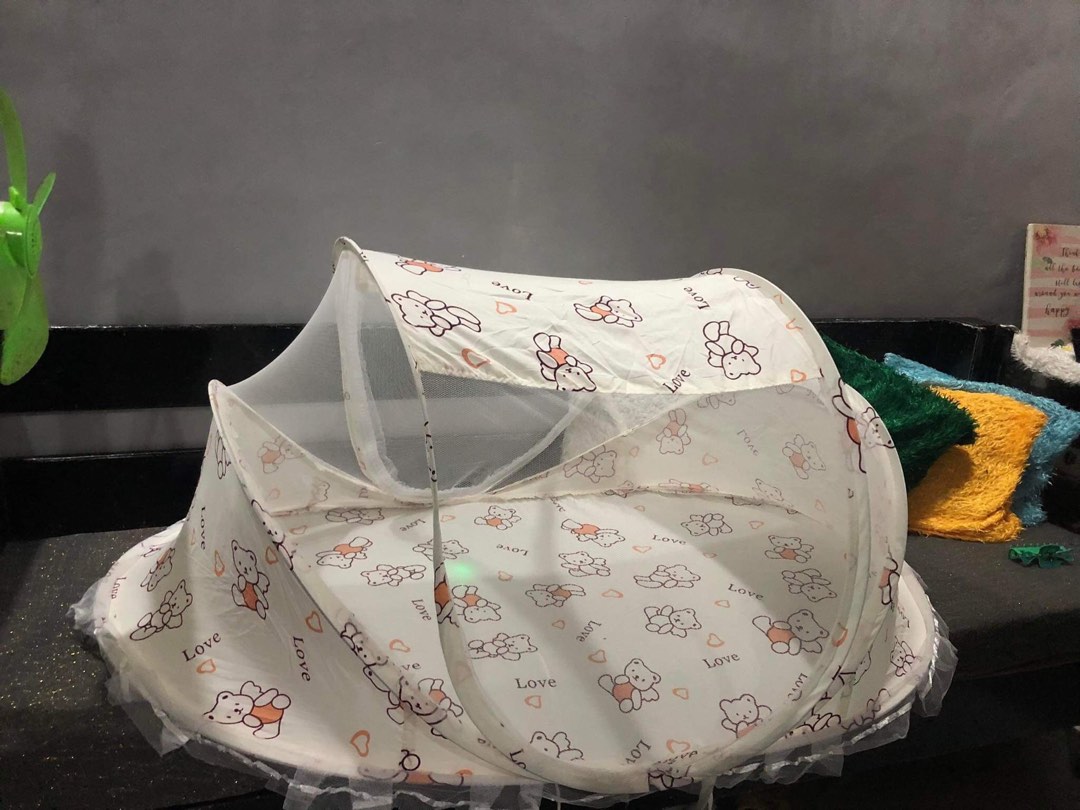 Baby bed with net mosquito, Babies & Kids, Baby Nursery & Kids