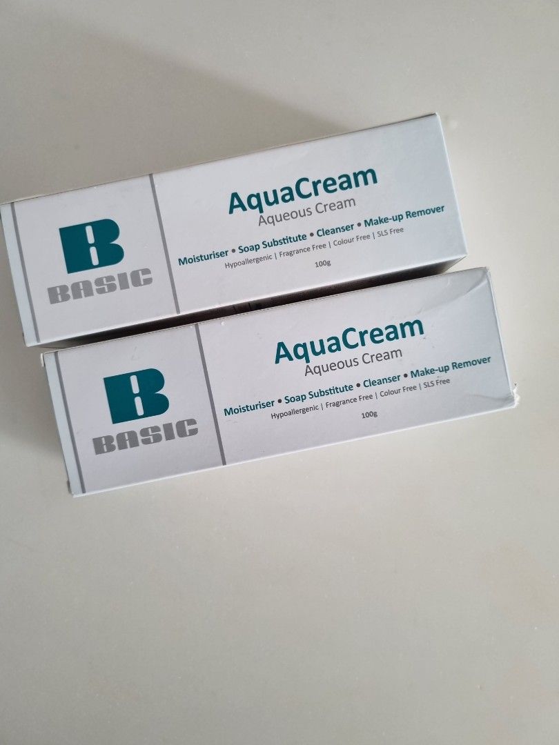 Basic AquaCream (Category: Medical Supplies & Tools) located in Singapore. Submitted by lili201022 (Listing ID 1201867245, Image 1). Description: bundle sale. 2 for $15 and 1 for $8.