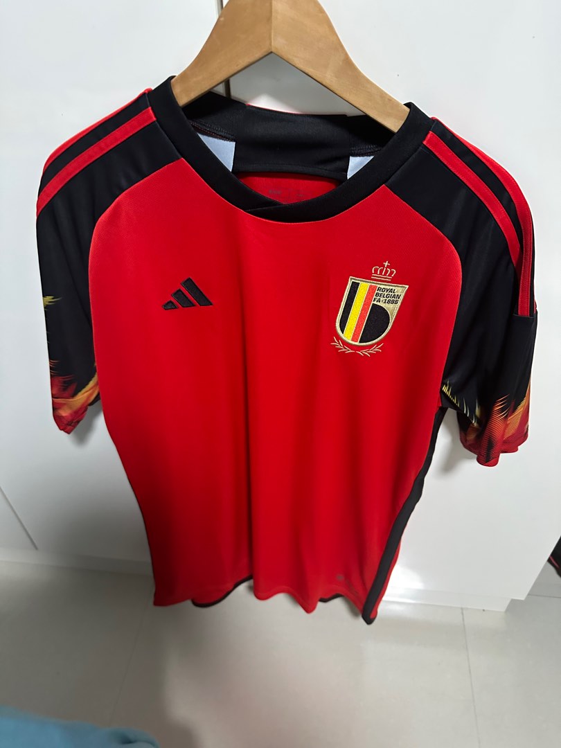 Belgium World Cup jersey, Men's Fashion, Activewear on Carousell