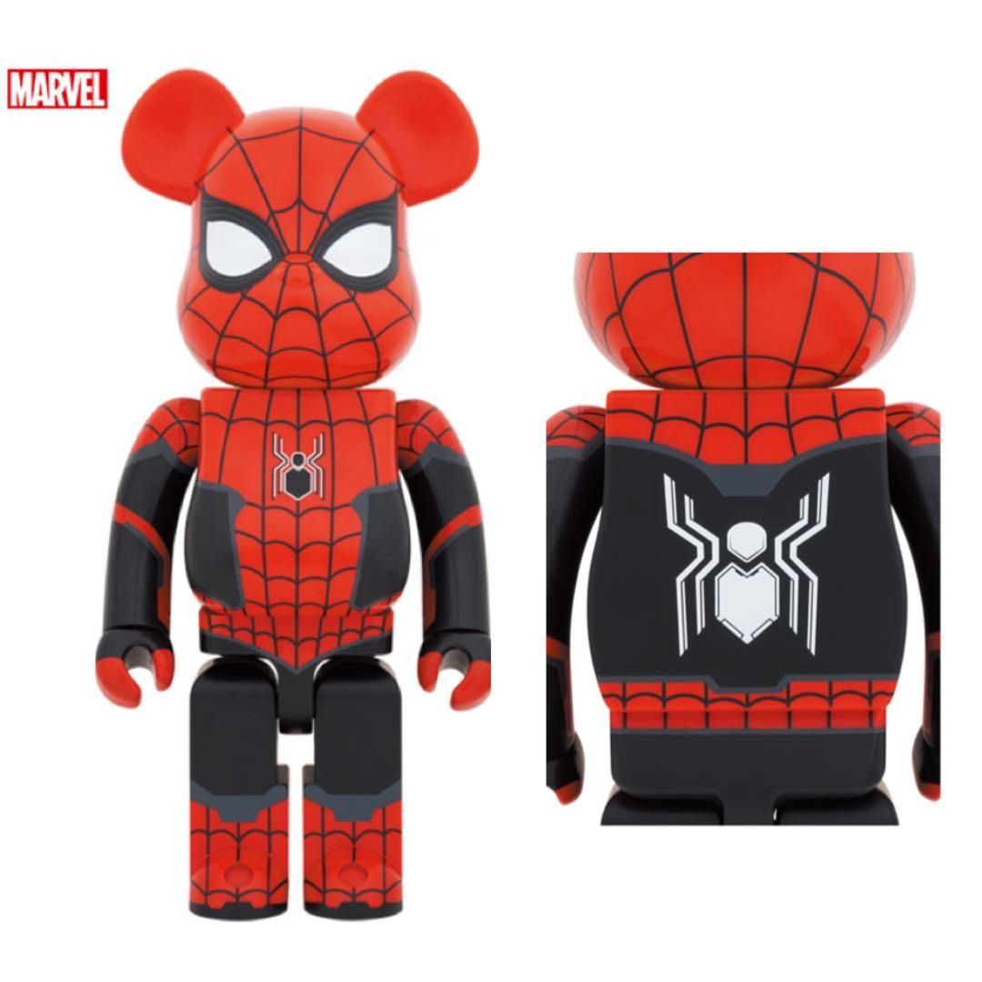 Be@rbrick 400+100% Spiderman Upgraded Suit, 興趣及遊戲, 玩具& 遊戲
