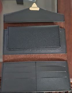 Black Long Purse with Card Holder