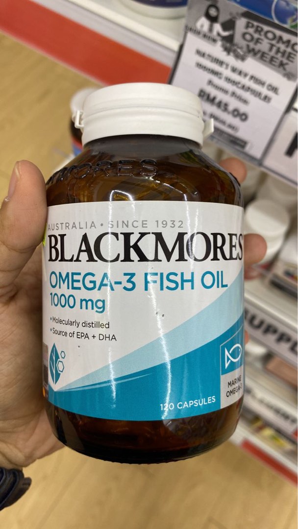 Blackmores omega 3 fish oil top