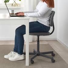 BLECKBERGET Swivel Chair Red FREE DELIVERY Furniture Home