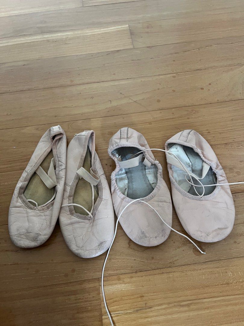Bloch leather ballet shoes 2C Babies Kids Babies Kids