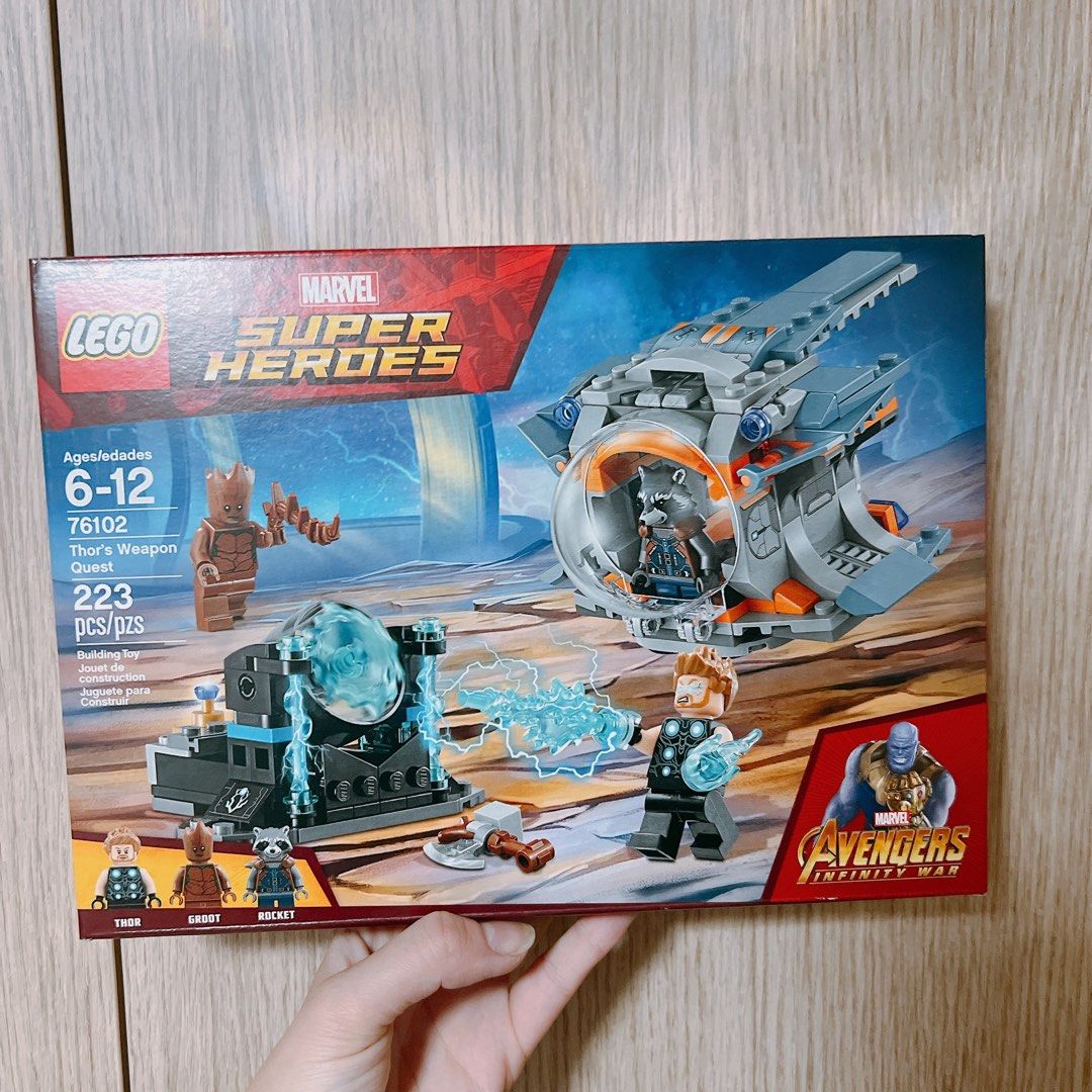 Lego marvel super heroes 76102 sales