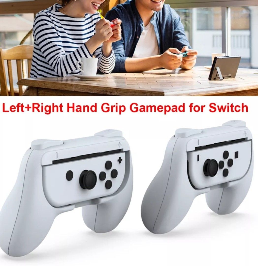 (BNIB) Nintendo Switch Joycon Hand Grip for Joycon Controllers, Video