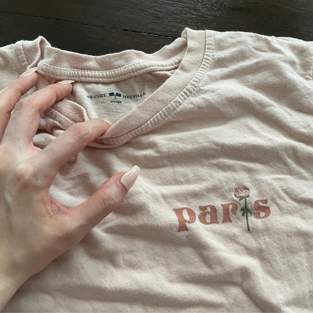 Brandy melville paris t shirt outlet
