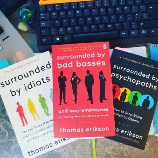 Surrounded by Bad Bosses, Surrounded by Idiots, Psychopaths 3 Books Set  Erikson