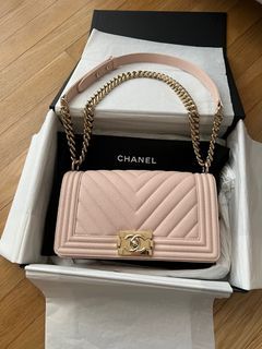 Affordable pink chanel boy For Sale, Bags & Wallets