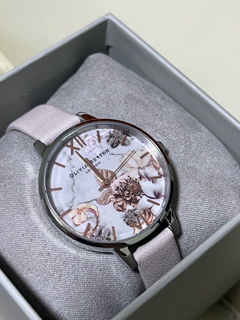 BRAND NEW Olivia Burton Marble Floral Watch Women s Fashion