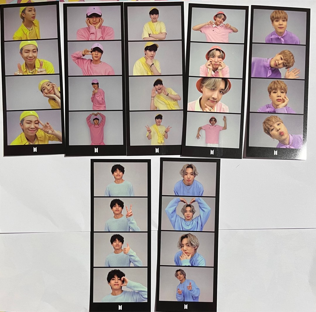 BTS FESTA CALENDAR PHOTO FILM STRIPS Hobbies Toys Memorabilia