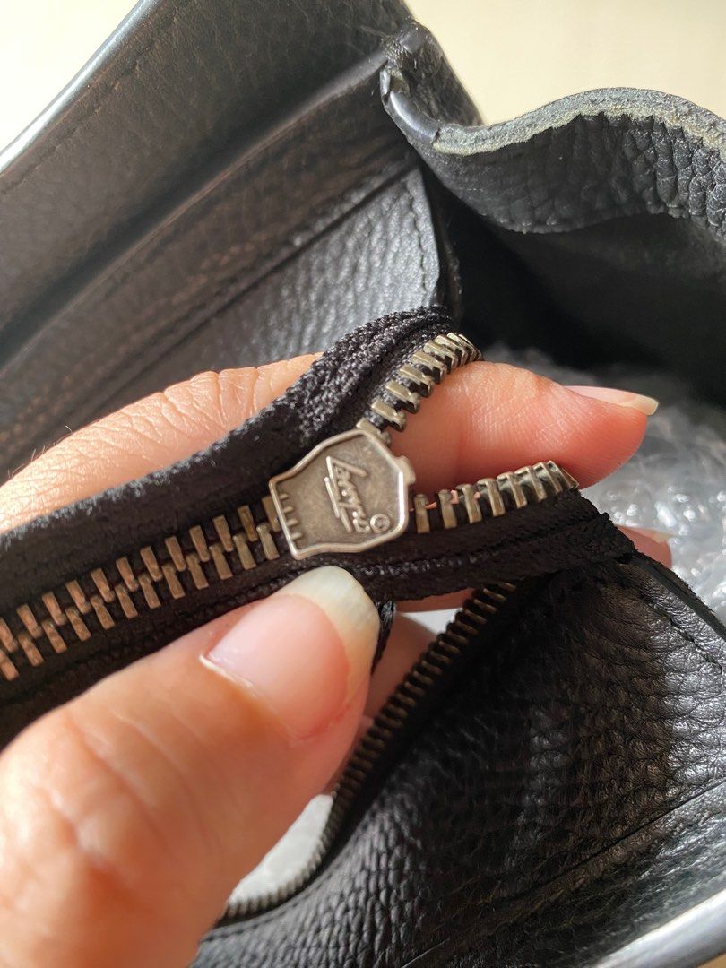 Celine black bag zipper lampo
