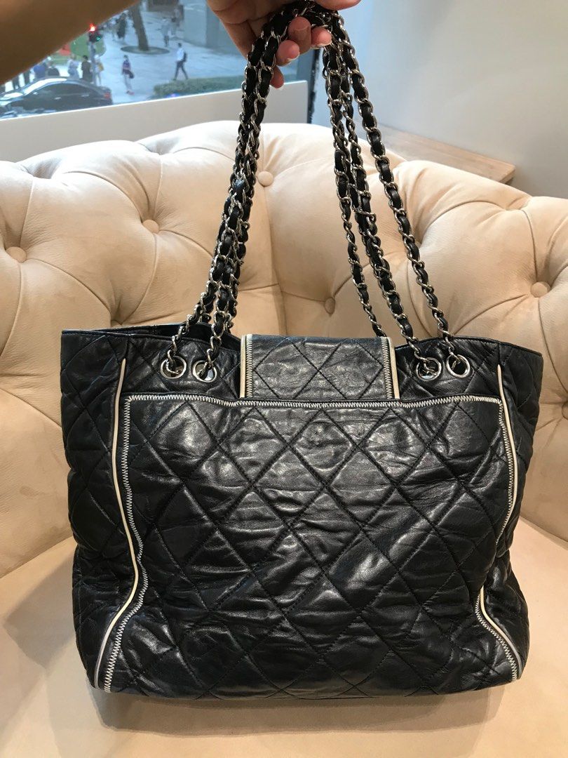 Chanel East West Tote Bag, Luxury, Bags & Wallets on Carousell