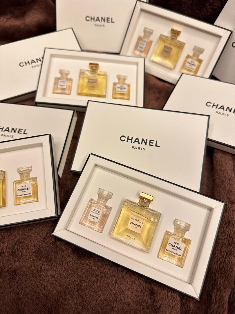 Chanel mini perfume set, Beauty & Personal Care, Fragrance & Deodorants