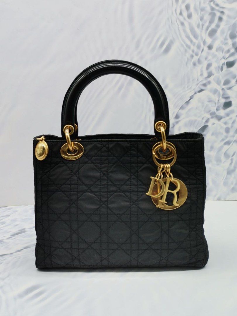 Lady dior fabric bag store