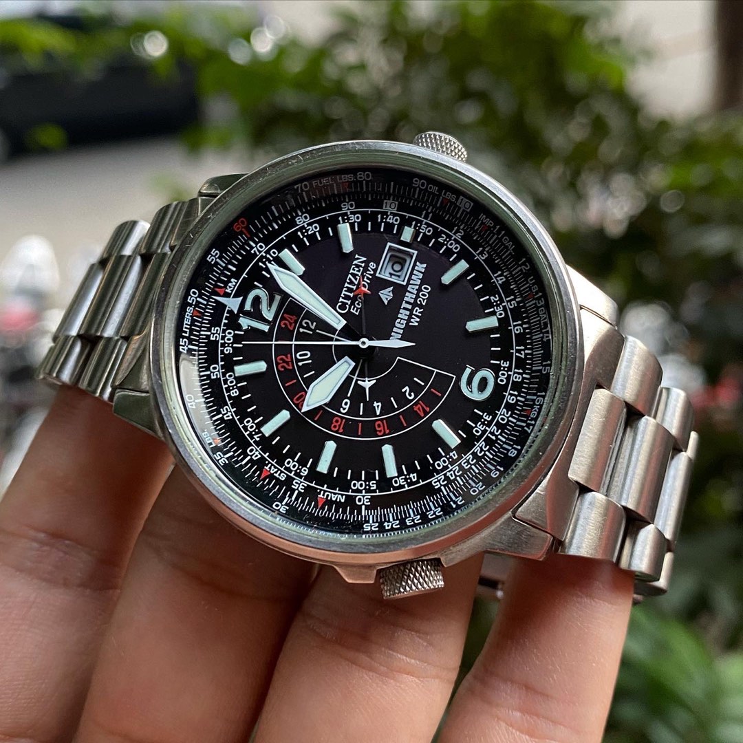 Citizen nighthawk gmt discount