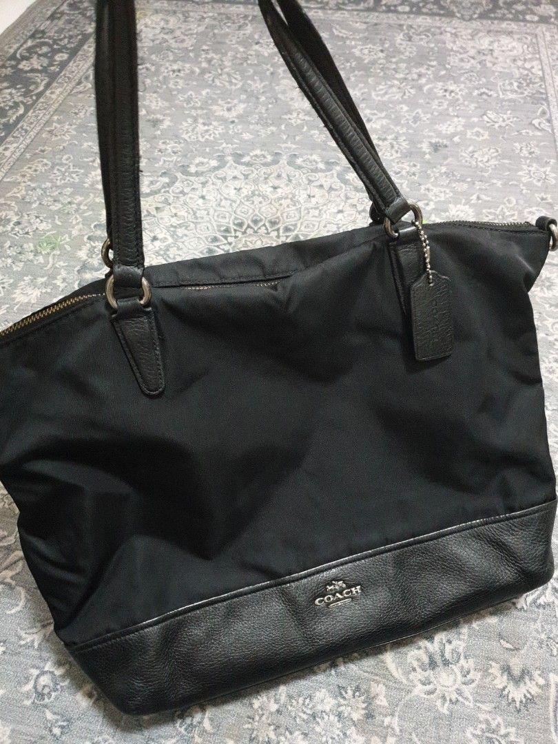 Coach deals nylon satchel