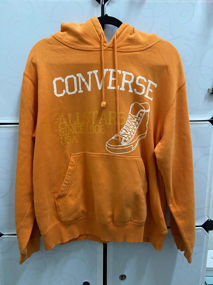Orange converse deals hoodie
