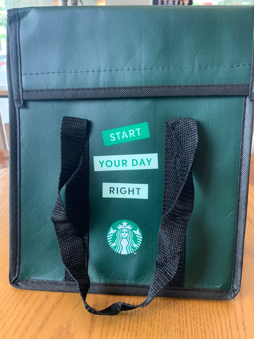 Cooler Bag Starbucks, Women's Fashion, Bags & Wallets, Tote Bags on