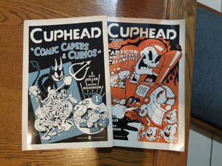 Cuphead comics (2 pieces)