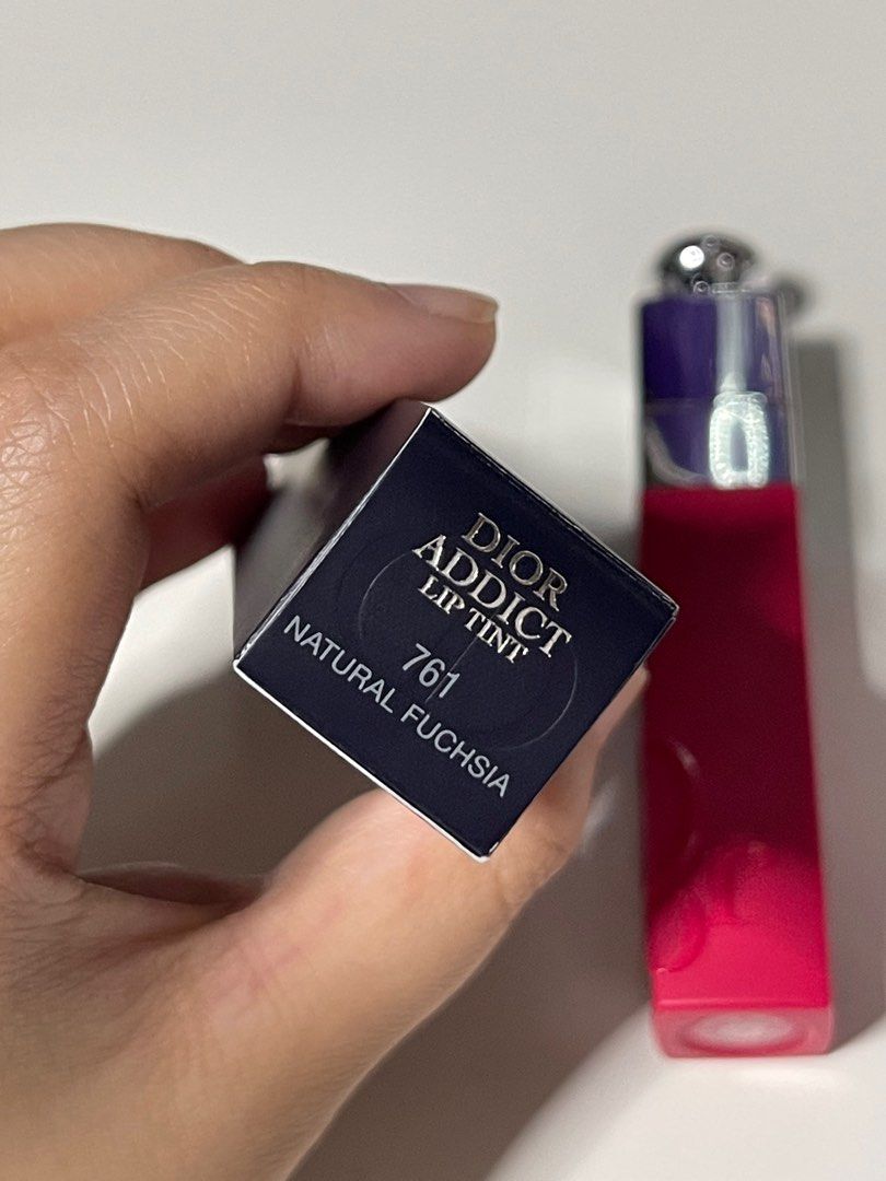 Dior Lip Tint Shade 761 Natural Fuchsia, Beauty & Personal Care, Face