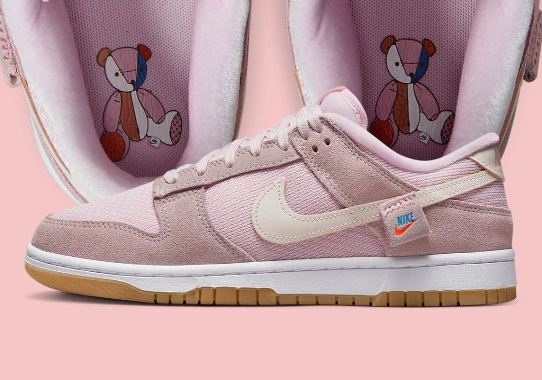 Dunk Low Teddy Bear, Women's Fashion, Footwear, Sneakers on Carousell