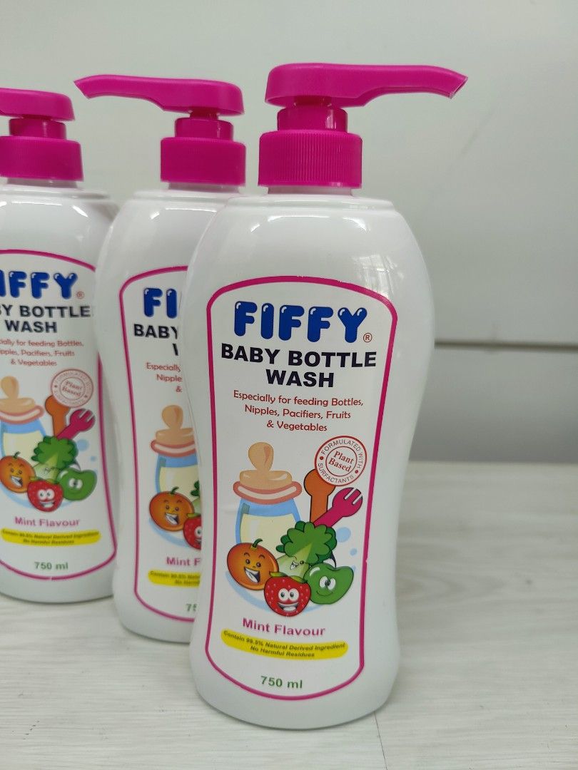 Fiffy Bottle Wash Mint Flavour Babies Kids Nursing Feeding