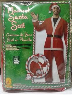 Flannel Santa Claus Suit