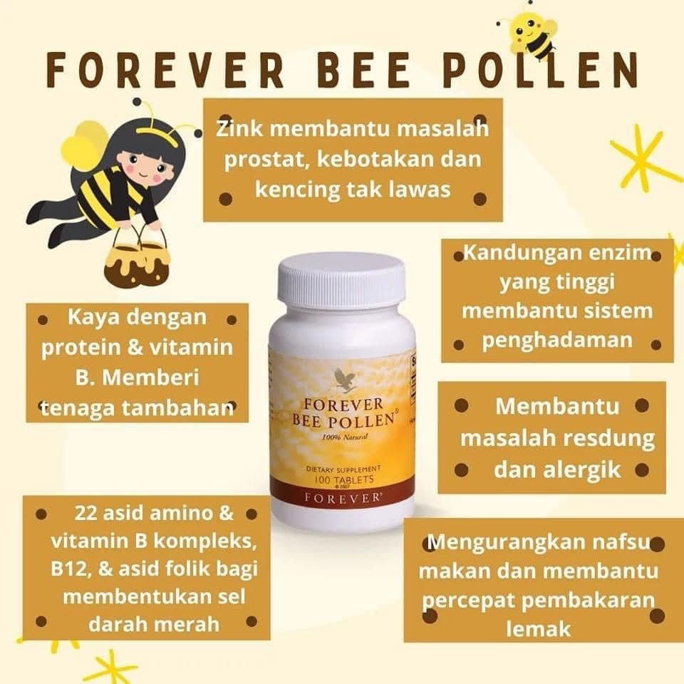 Forever Bee Pollen Plus, Health & Nutrition, Health Supplements