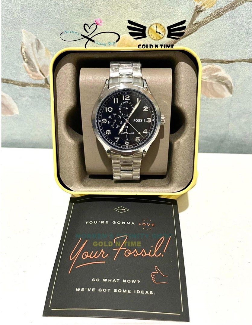 Wylie multifunction clearance stainless steel watch