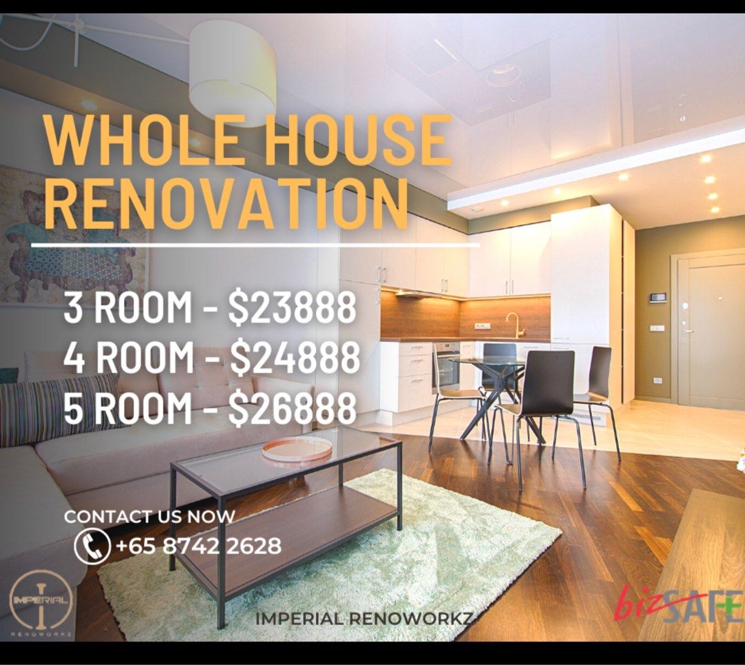 Full House Renovation! No Funny Hidden Cost, Home Services, Renovations