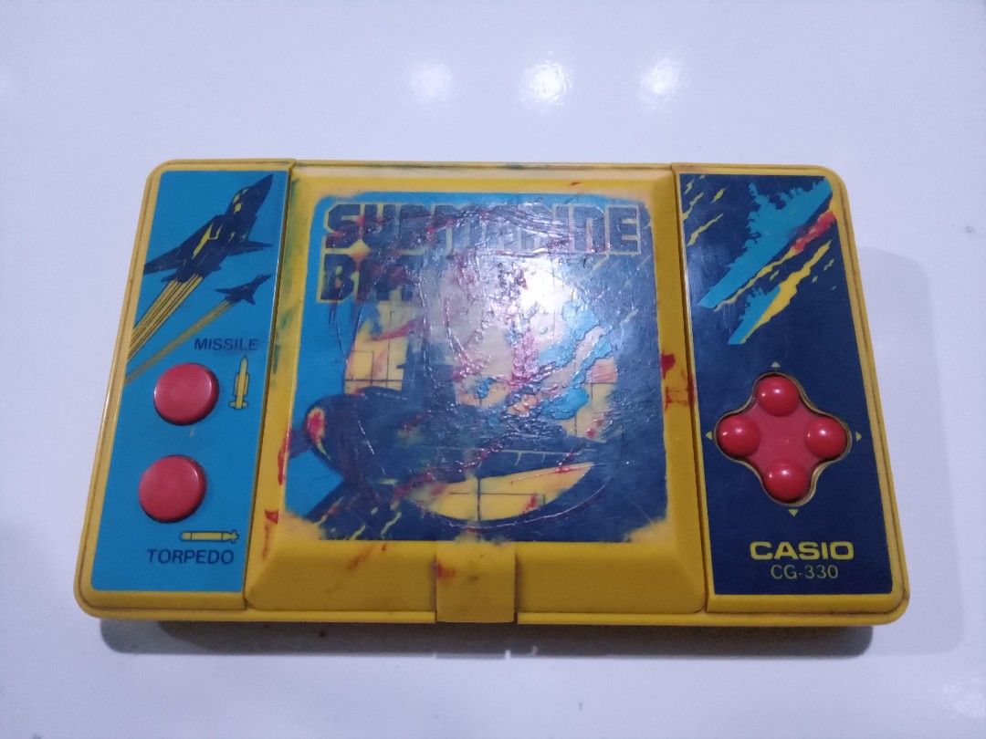 Game watch jadul SUBMARINE BATTLE casio koleksi antik dekorasi vintage