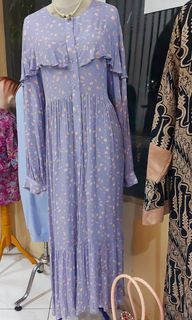 Gamis romantic blue peatjar