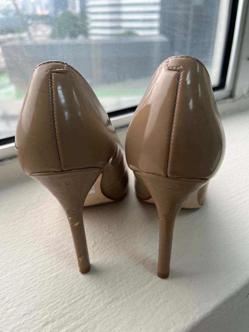 Guess beige heels, Women's Fashion, Footwear, Heels on Carousell