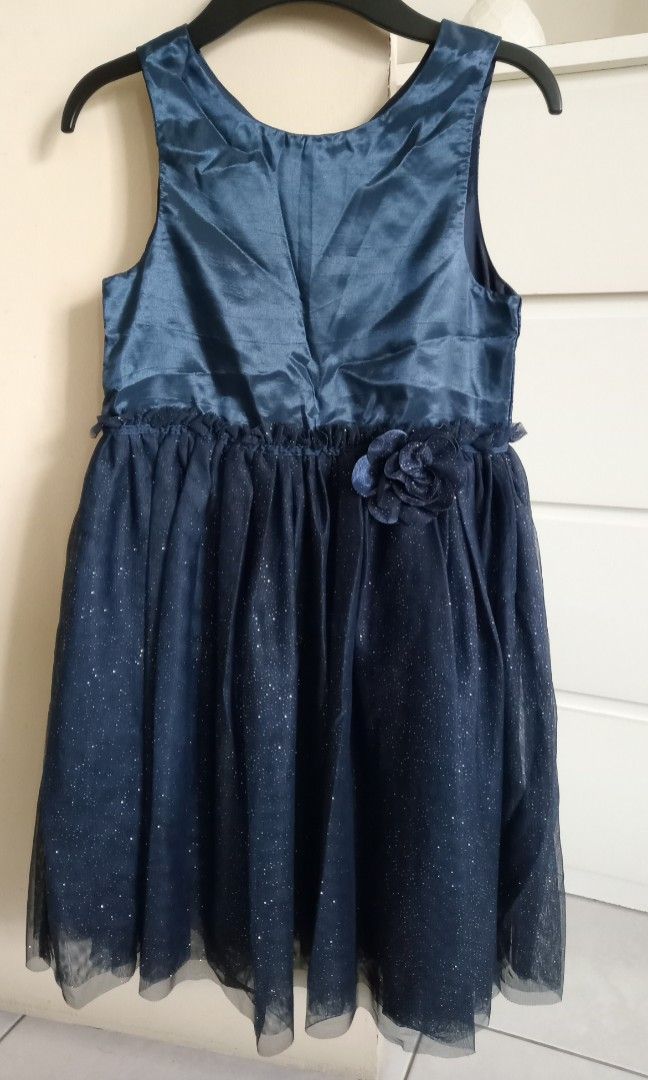 Blue dress h and m discount