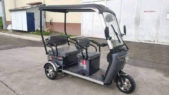 HADES SUPER 005 CODE FAMILY SIZE E-TRIKE (Category: Bicycles) located in Antipolo. Submitted by mgrace0920 (Listing ID 1201950191, Image 1). Description: SALE ‼️SALE‼️ SALE‼️ ✨HADES SUPER 005 CODE FAMILY SIZE E-TRIKE ✅FREE TRAPAL ✅FREE MINI ELECTRIC FAN ✅FREE AUDIO SYSTEM ✅FREE SIDE MIRROR ✅with Certificate of ownership ❗️₱54,499.00 ❗️₱60,000 INSTALLMENT PRICE (HOME CREDIT AND CREDIT CARD) Inclusions 💥 📍3 wheels 3-4 seaters 📍with ROOF and WIND