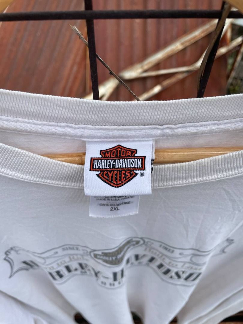 T-shirt Harley Davidson - Taille 2XL - Blanc - Neuf Avec étiquettes - Générique