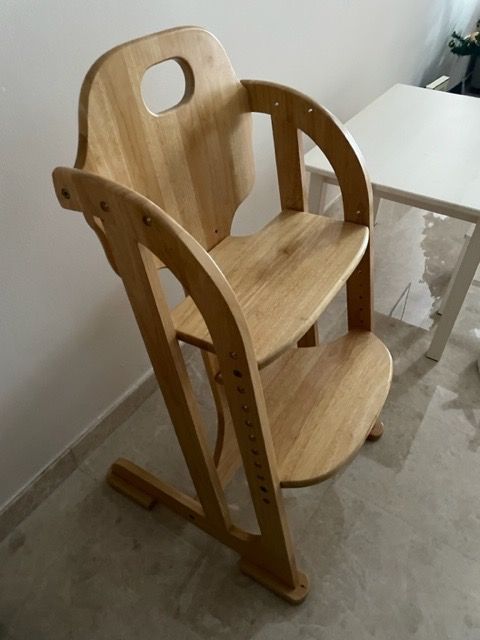 High Chair - Solid wood, Babies & Kids, Baby Nursery & Kids Furniture ...