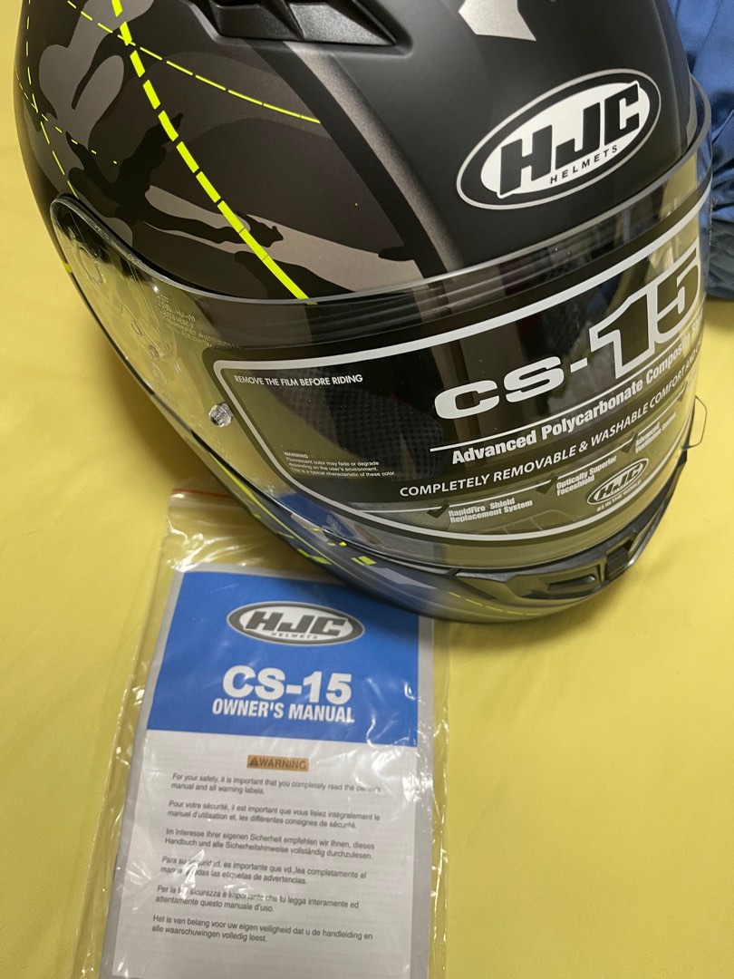 HJC Helmet, Motorcycles, Motorcycle Apparel on Carousell