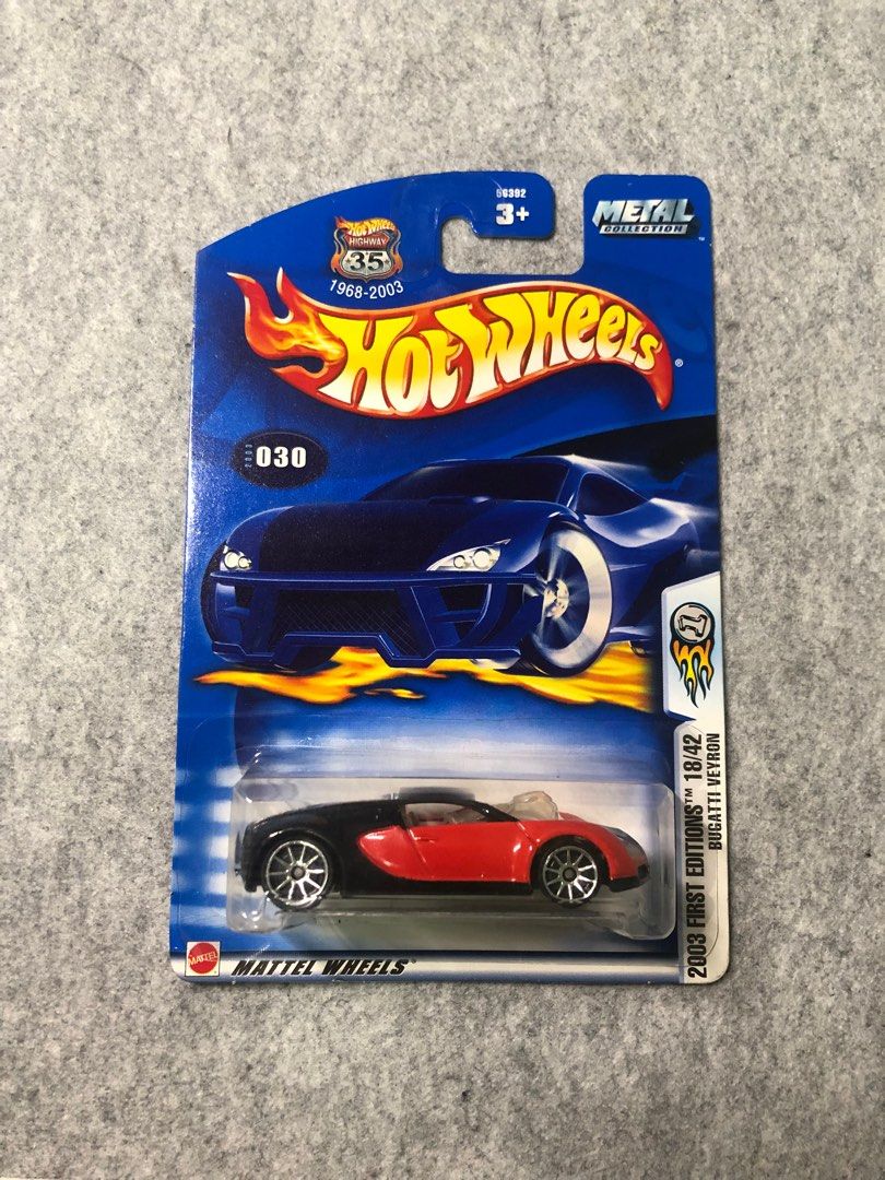 Hot wheels bugatti veyron first edition clearance