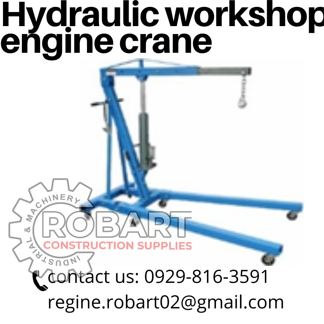 Hydraulic workshop engine crane, Commercial & Industrial, Construction ...