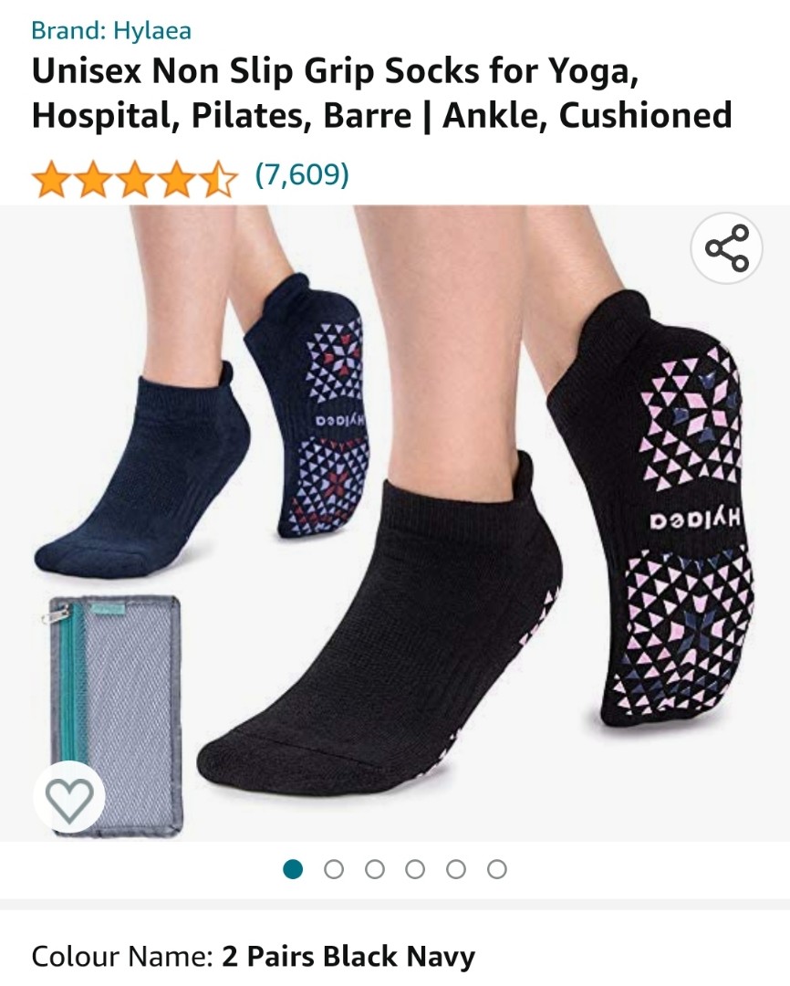  Hylaea Womens & Mens Non Slip Grip Socks