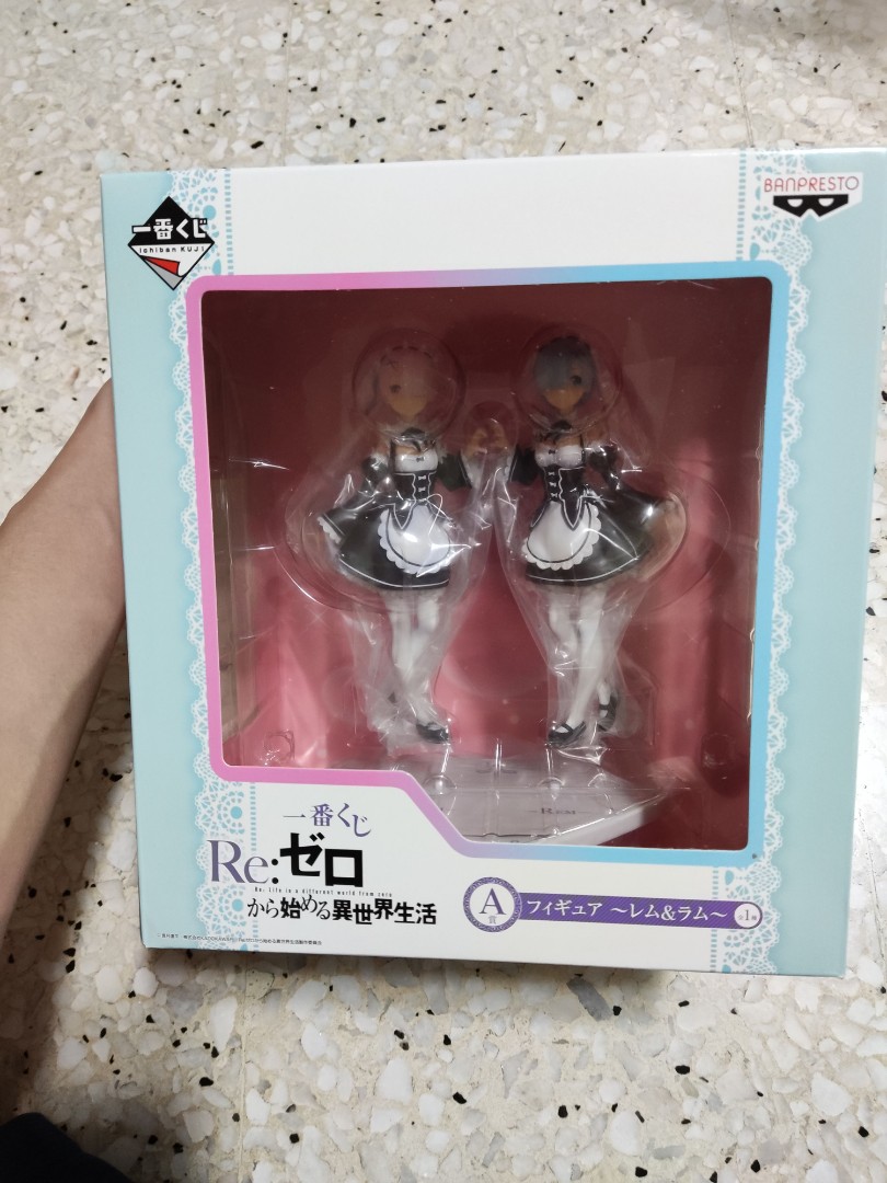 Figurine Bandai Échidné – Re:Zéro – Ichiban Kuji Hiver 2022 – Set De 2 – Hauteur 22,9cm