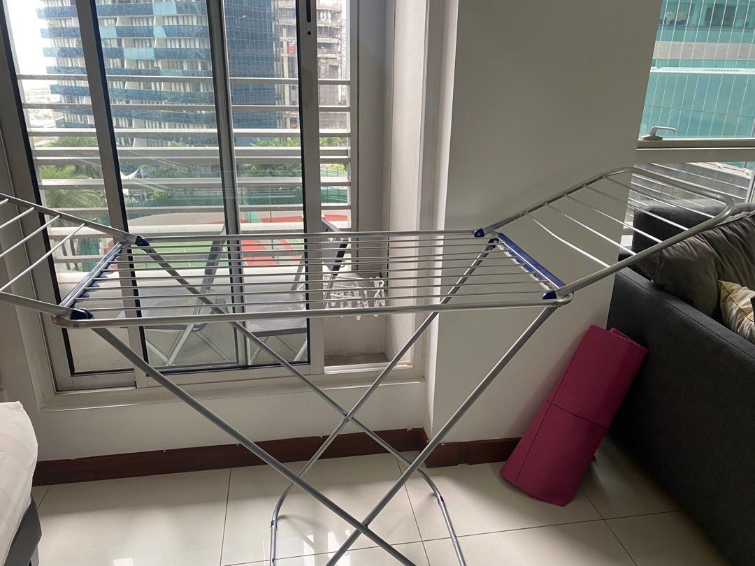 IKEA cloth drying rack, Furniture & Home Living, Furniture, Shelves