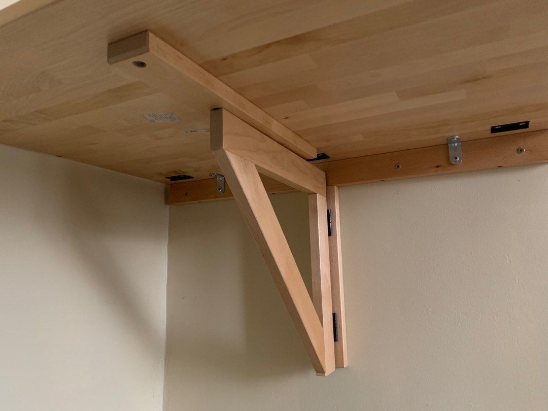 Ikea Norbo/ Norberg wall mounted foldable table, Furniture & Home